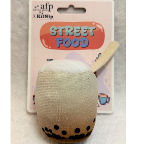 KitNip Kitty Cat STREET FOOD Interactive Wand Catnip Plush New Lot of 4 Cat Toys - Picture 15 of 16